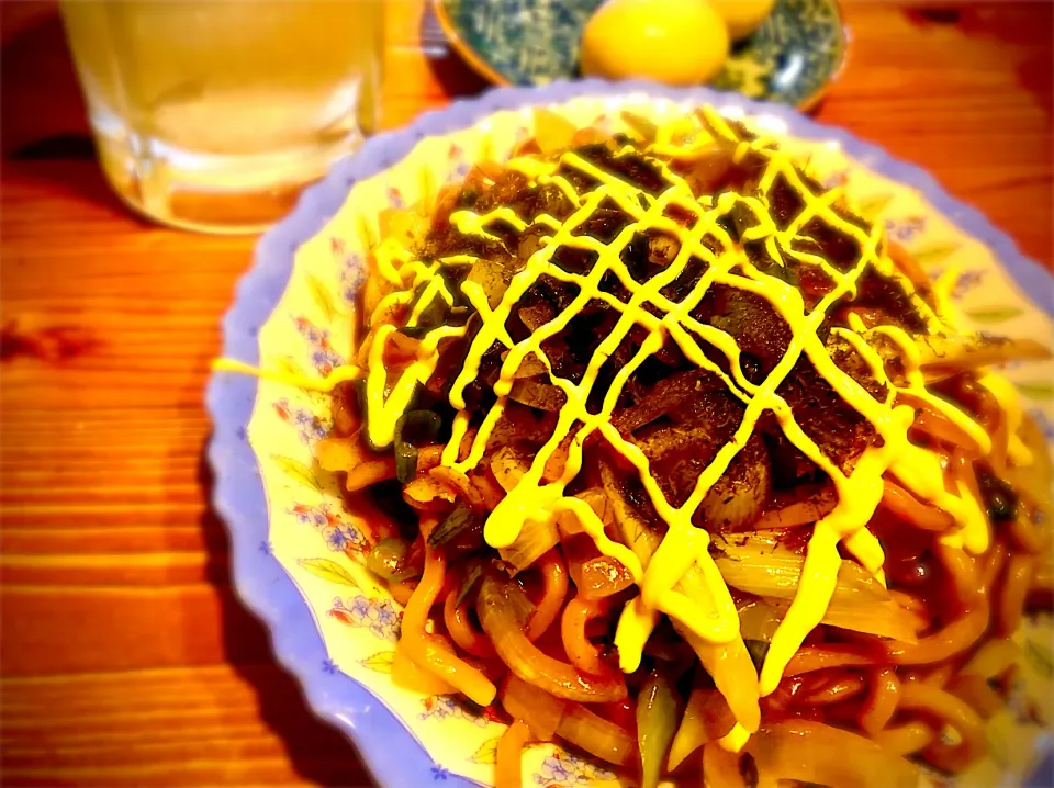 焼きそば風汁なしラーメン|まつざきっちん♪さん