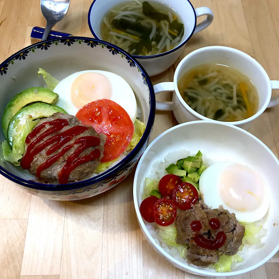 ロコモコ丼|たにもこさん