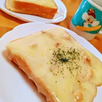 チキンクリームのトースト|あぴかさん