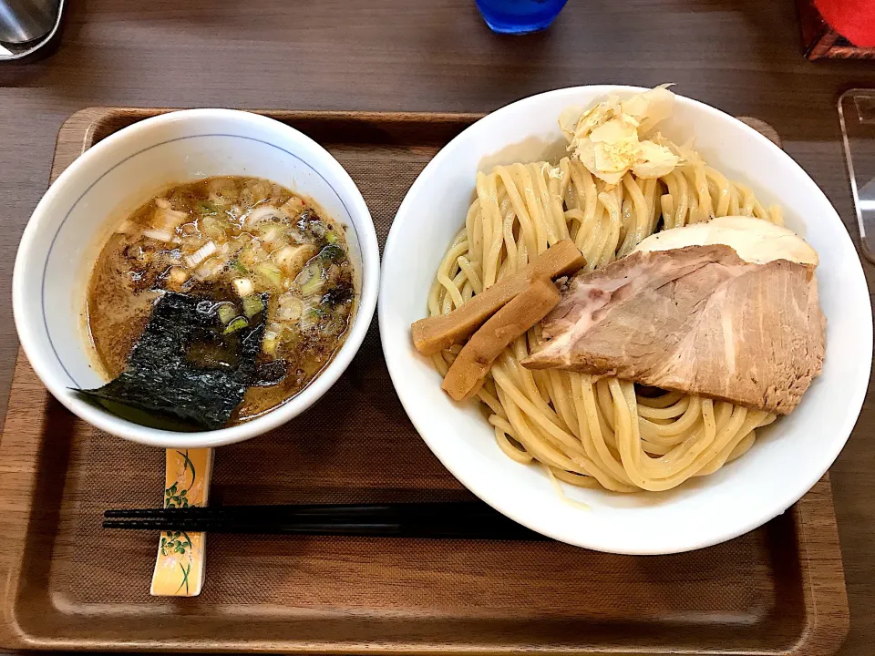 大山鶏のつけ麺(大盛)@つけめん さなだ|morimi32さん