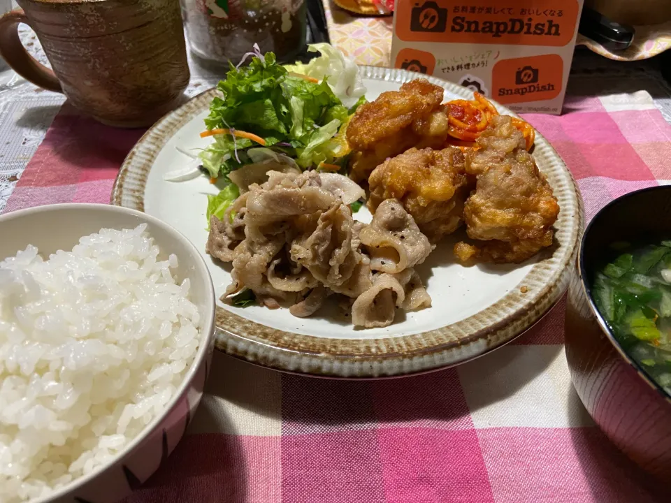 Snapdishの料理写真:キッチンハルタダB定食|ハルのただ飯さん