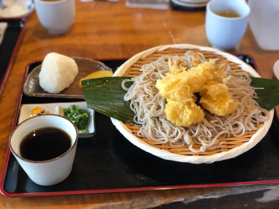 Snapdishの料理写真:天麩羅ざるそば|ひろゆきさん