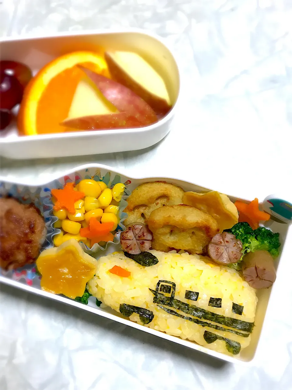 ドクターイエローキャラ弁当|ヲサッコさん