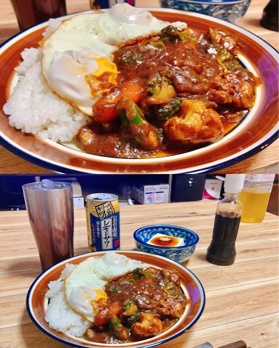 挽き肉抜きのジャワカレー🌴のキーマカレー😁🍛|ジイジさん