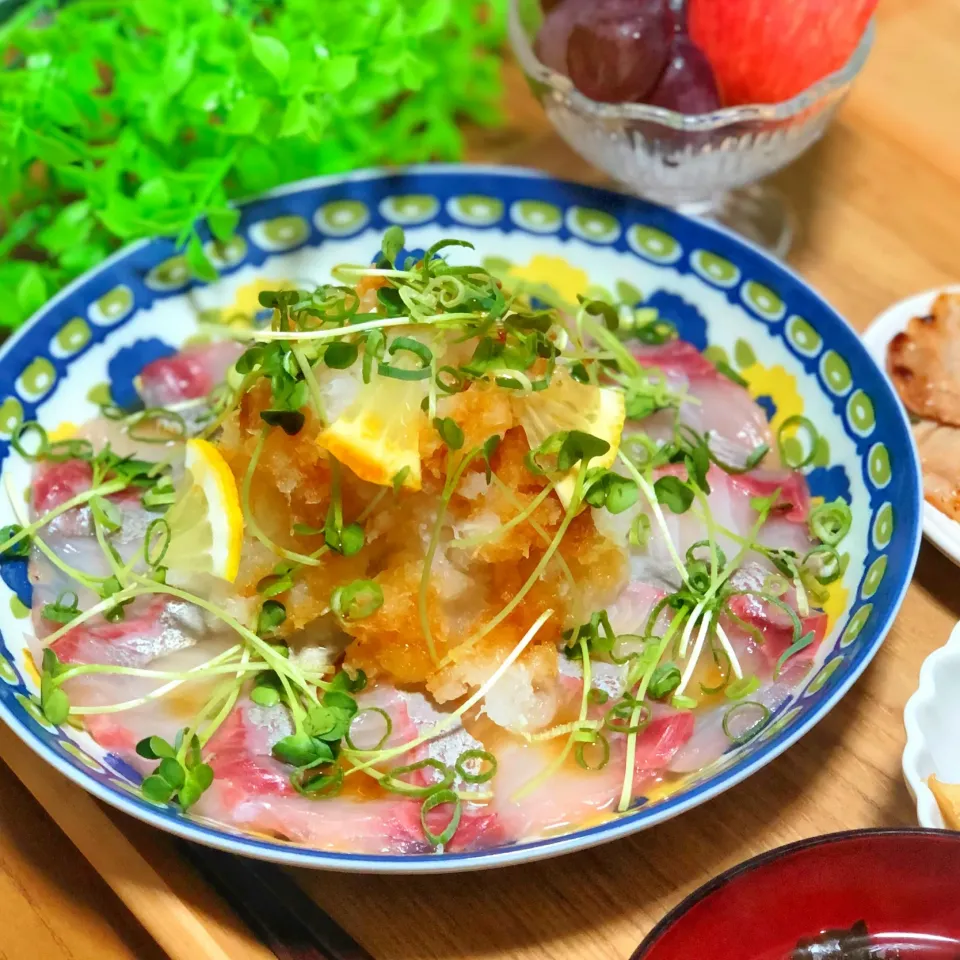 カンパチローズの和風カルパッチョ|かなこ🌼さん