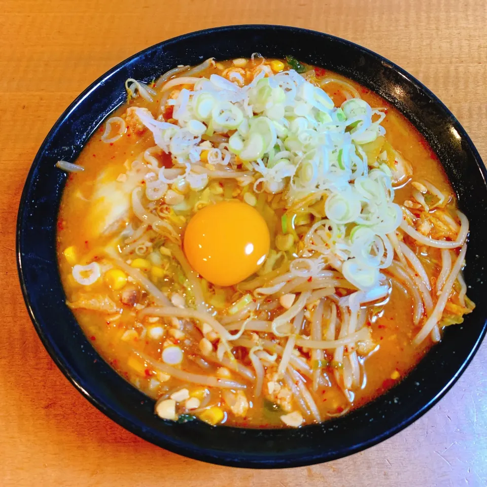 キムチ納豆ラーメン|中華蕎麦 銀時さん