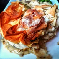 chicken and mushroom filo pie|kelly2shoesさん