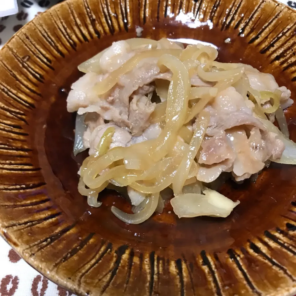 豚と玉ねぎの照り焼き|あさかさん