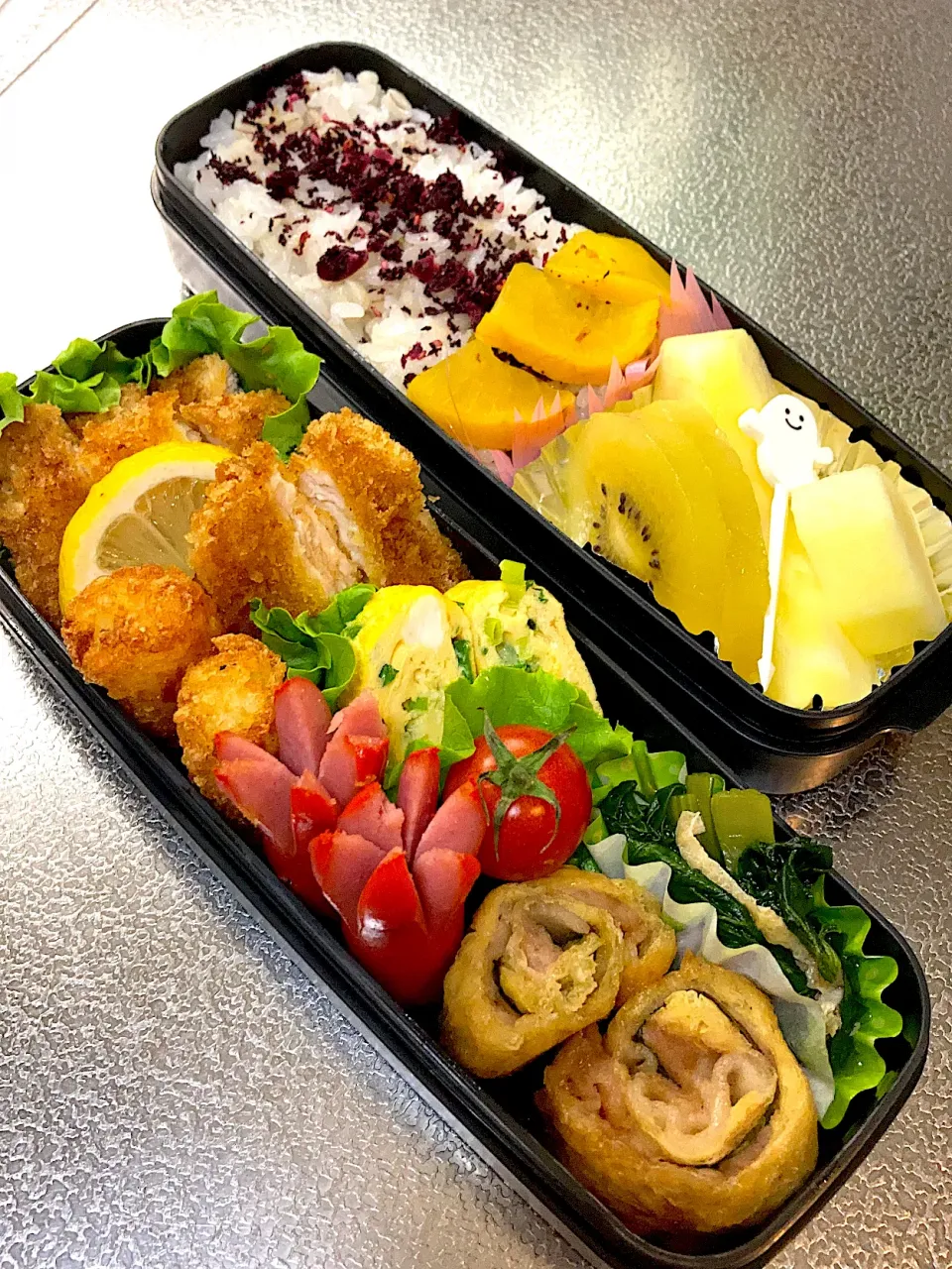 10月16日金曜日　　　　　　　　　　　　　　今日は体育祭で🌸カツ弁当🍙|みどりさん