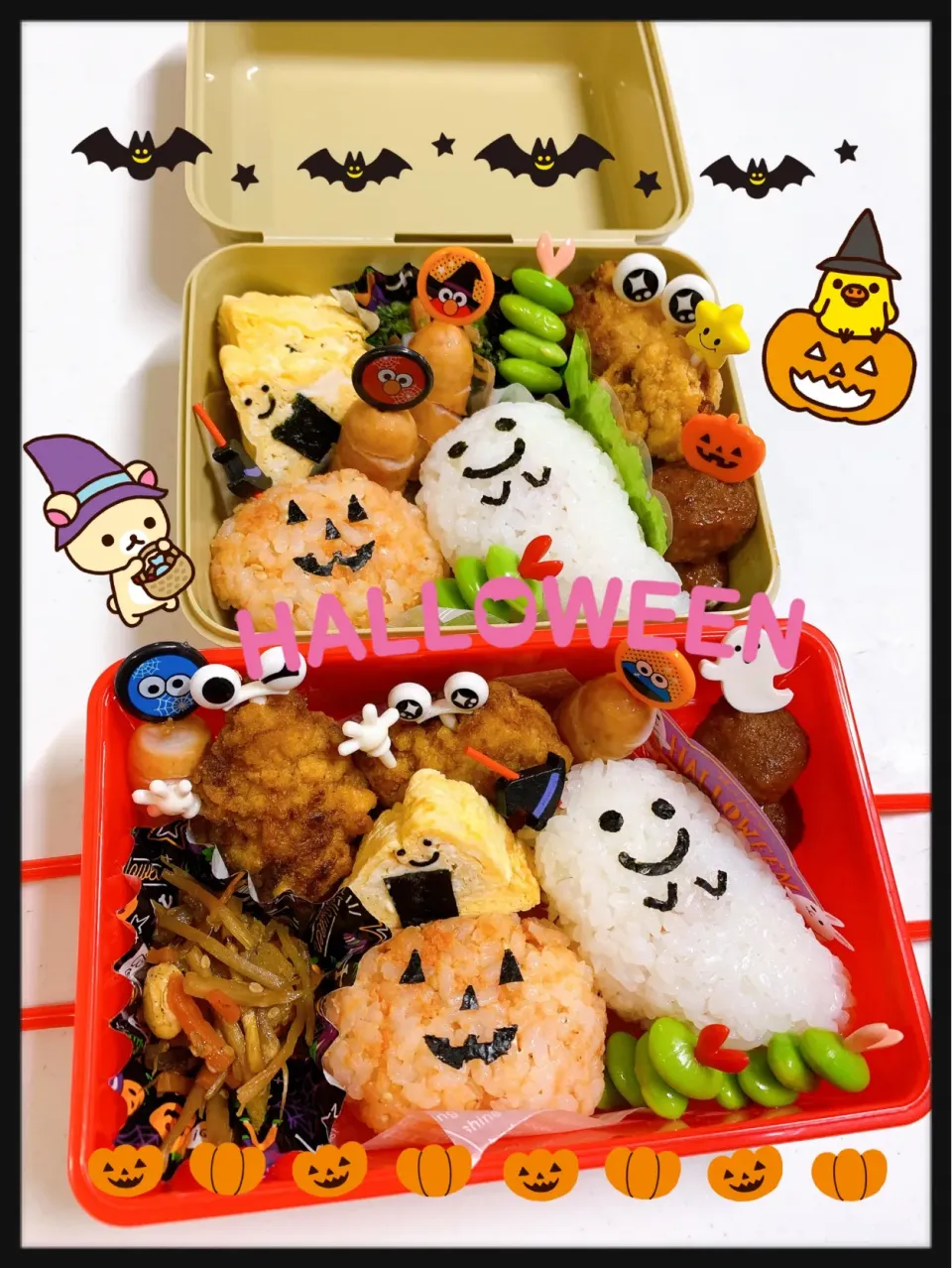 久しぶりの投稿💦ハロウィン🎃弁当|✰︎miyu✰︎さん