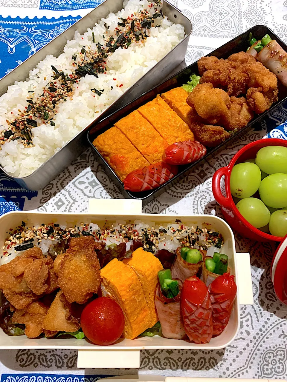 Snapdishの料理写真:2020.10.16 今日の娘弁当♡（と夫弁当）|mieさん