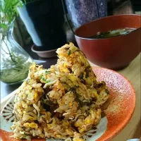 高菜ﾁｬｰﾊﾝのおにぎり