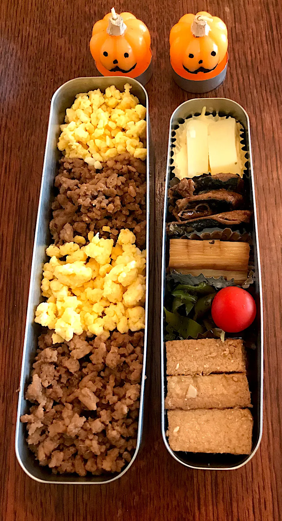 ランチ #お弁当記録  #お弁当  #そぼろ弁当|小松菜さん