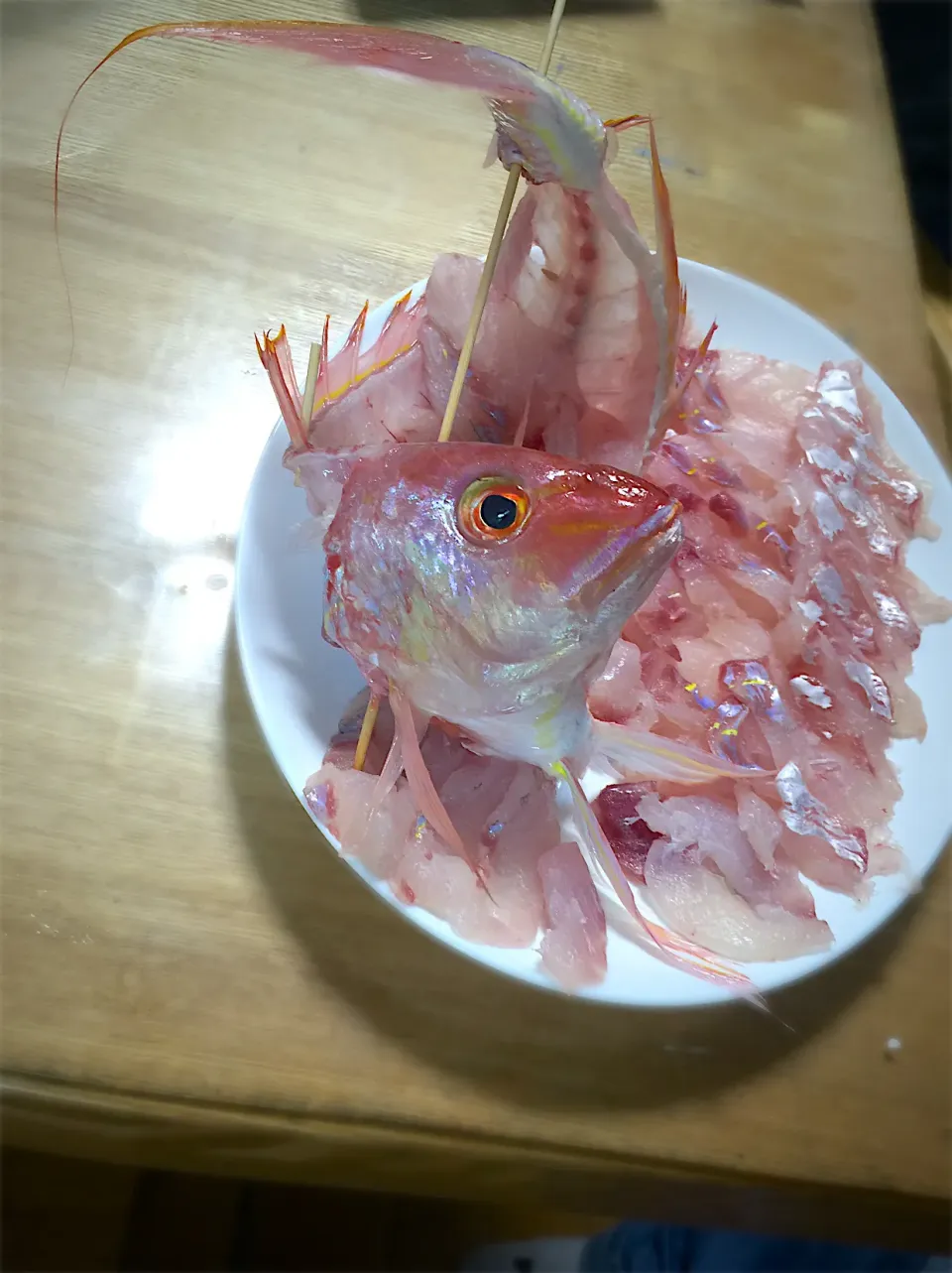 Snapdishの料理写真:イトヨリ姿造り|やまひろさん