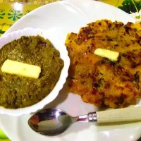 Makki ki roti sarso ka saag🍪🥗👌😋|sandyさん