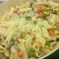 vegetable and pasta in white sauce😉|dhaisy_27さん