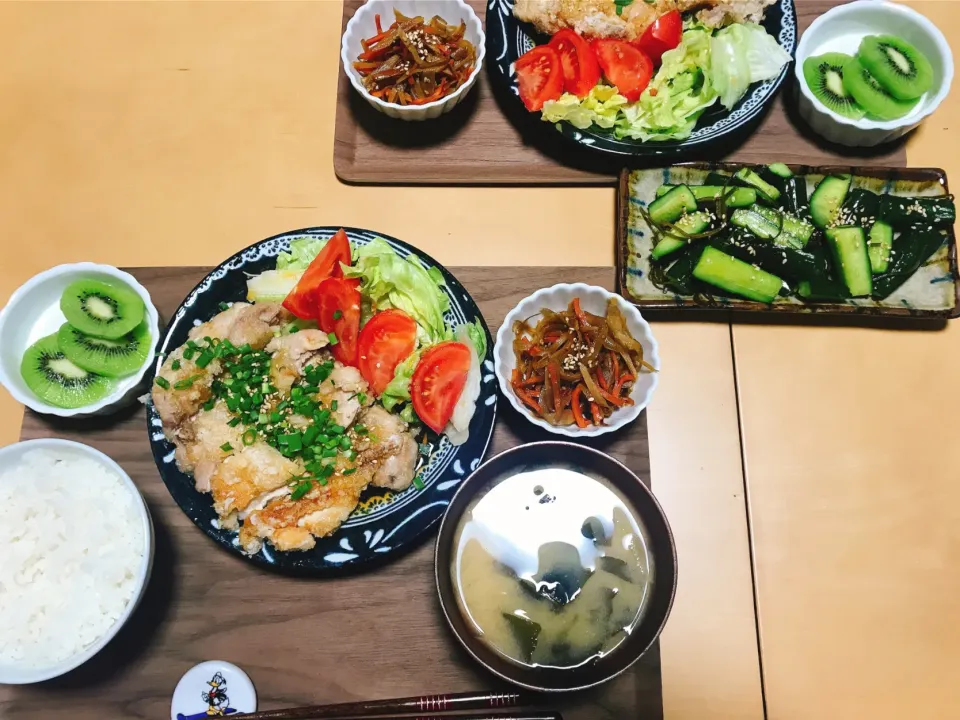 香味竜田揚げ❁︎きんぴらごぼう|まゆさん