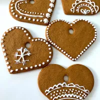 Gingerbread hearts|LucieFoodさん