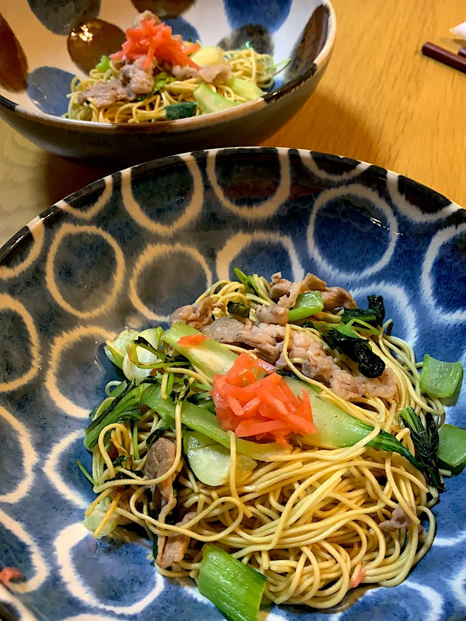 Snapdishの料理写真:博多屋台風焼きラーメン|Mikaさん