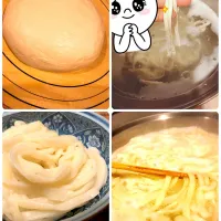 Snapdishの料理写真:手打ちうどんにチャレンジ！|いっちさん