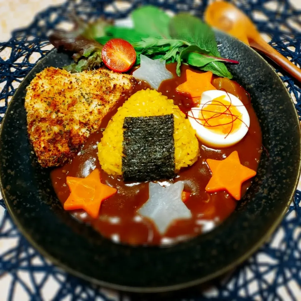 めかじきカツの
おにぎりカレー🍛|yukaringoさん