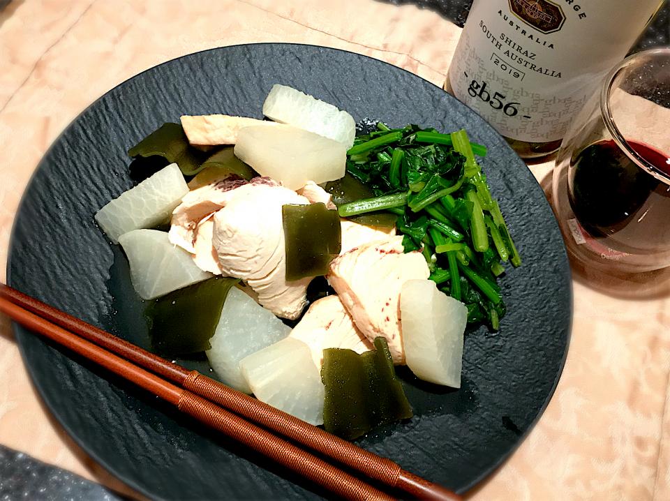 めかじきと大根、昆布の煮物