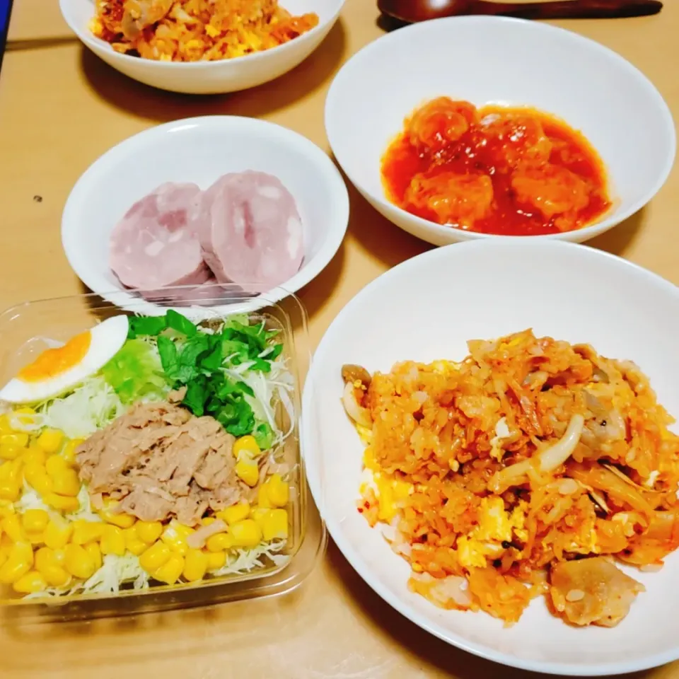 Snapdishの料理写真:豚キムチチャーハン|early tasteさん