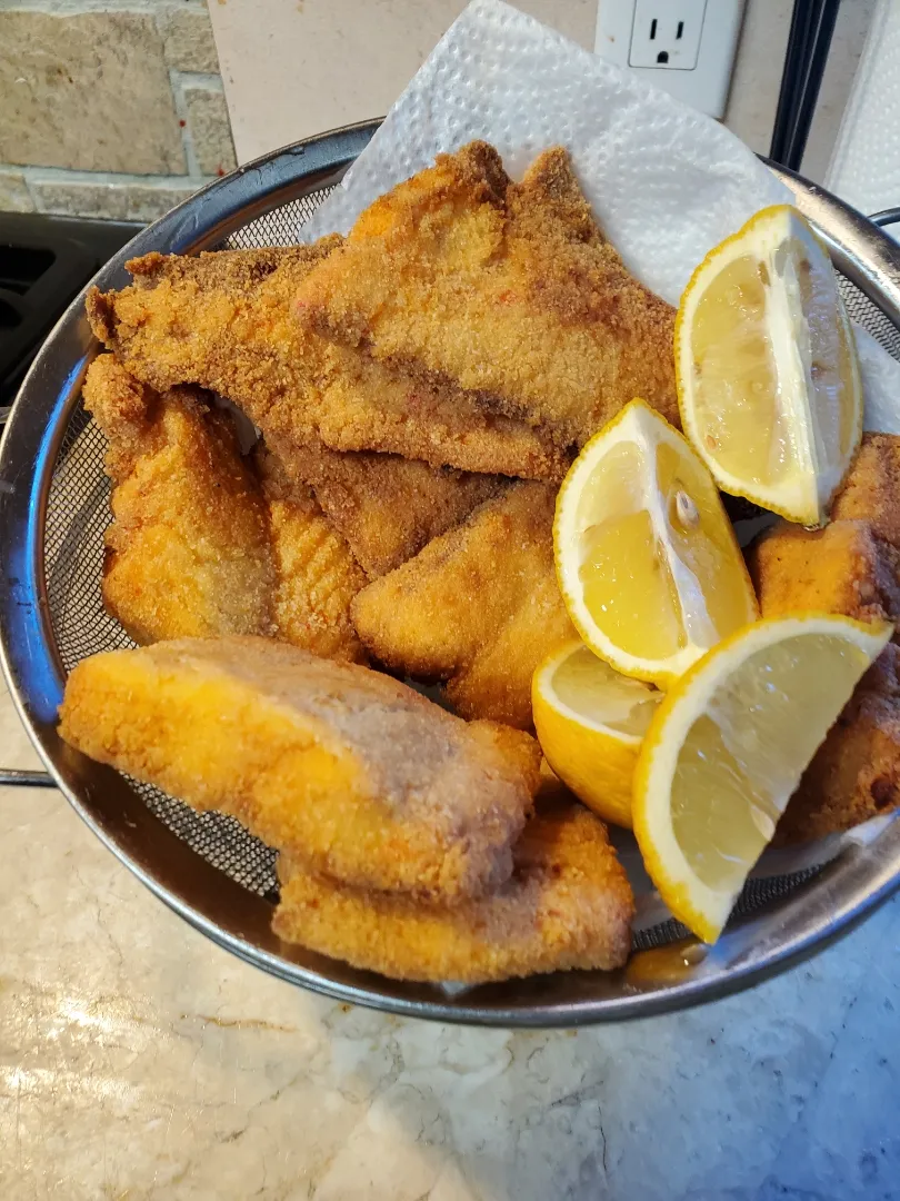 Fried Stripped Bass, Fish Caught by Me.|Frank Ortizさん