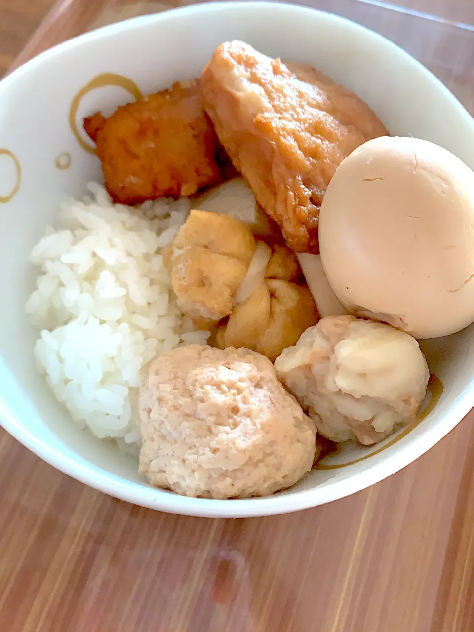 今朝のおでん丼🍢|ゆきっちさん