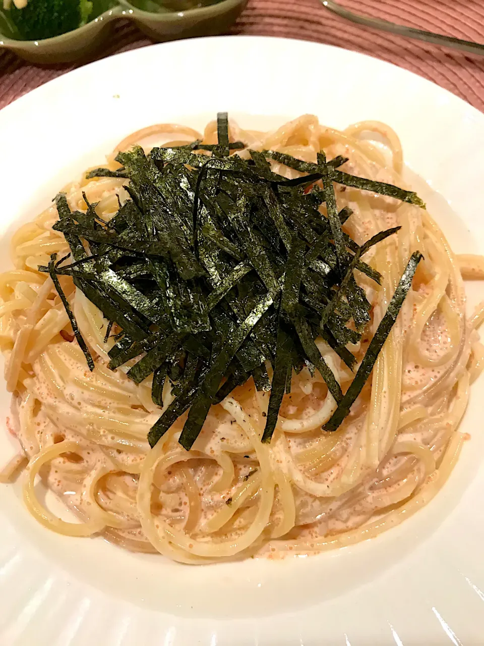 Snapdishの料理写真:たっぷりたらこクリームスパゲティ🍝|keitanさん