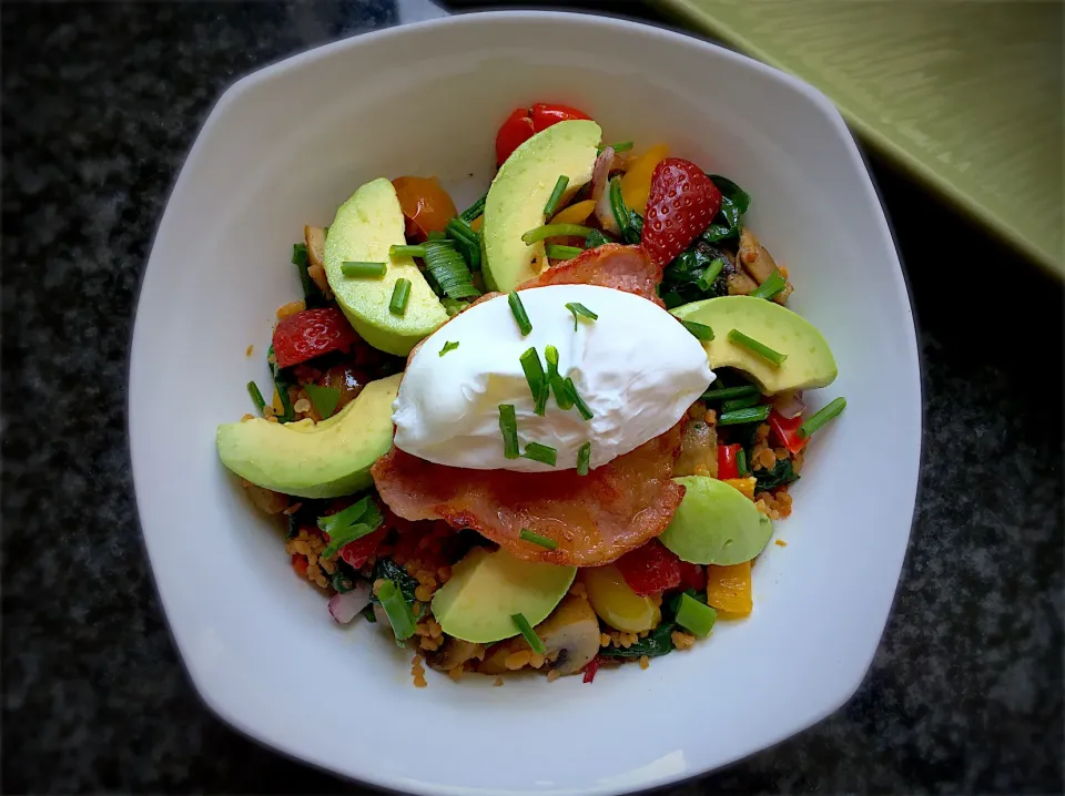 Bulgur Wheat Breakfast Bowl|QueenMbeeさん