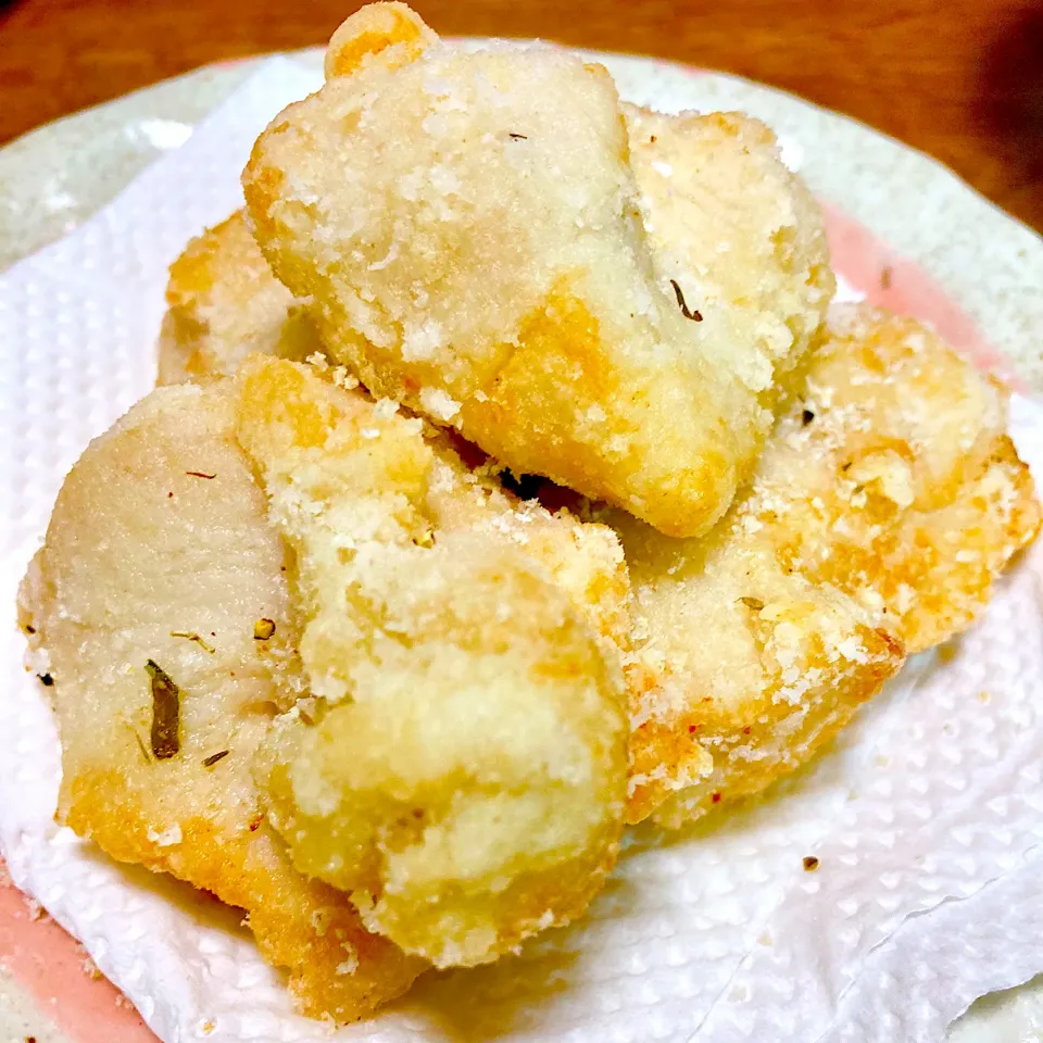 鶏胸肉の塩唐揚げ✨クレソル振っただけ|まいりさん