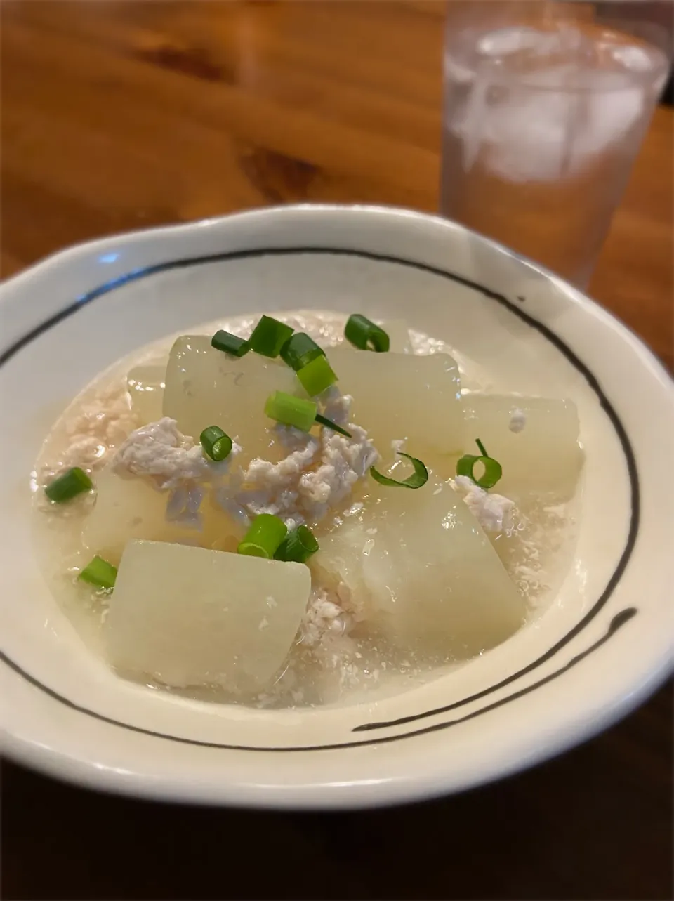 10/18の夕食　冬瓜鶏そぼろ煮|yoneさん