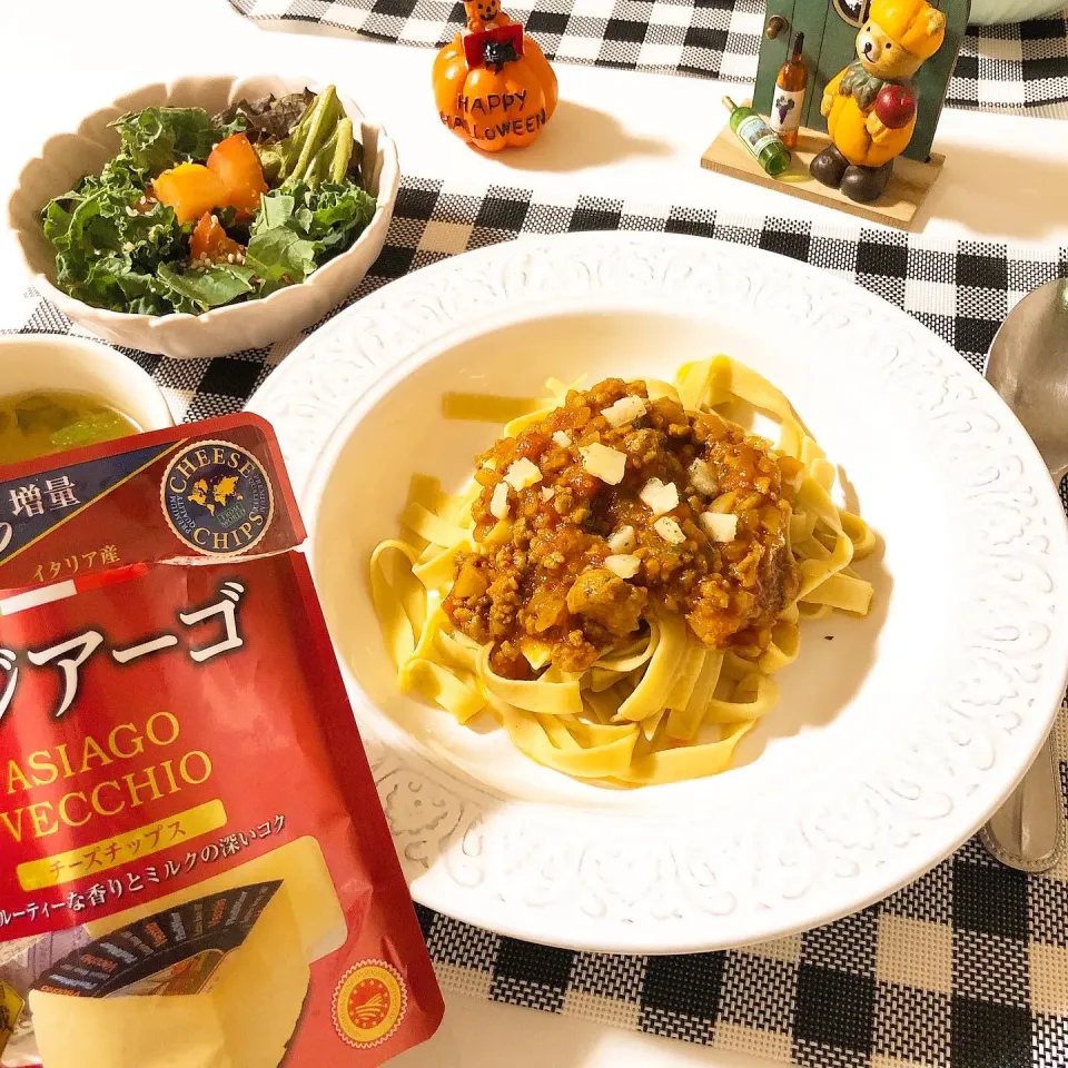 Snapdishの料理写真:ミートソースパスタ|Kuraraさん