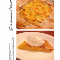 Persimmon Galette with Mascarpone Filling🍂🍁柿ガレットタルト|🌸Emery Mさん