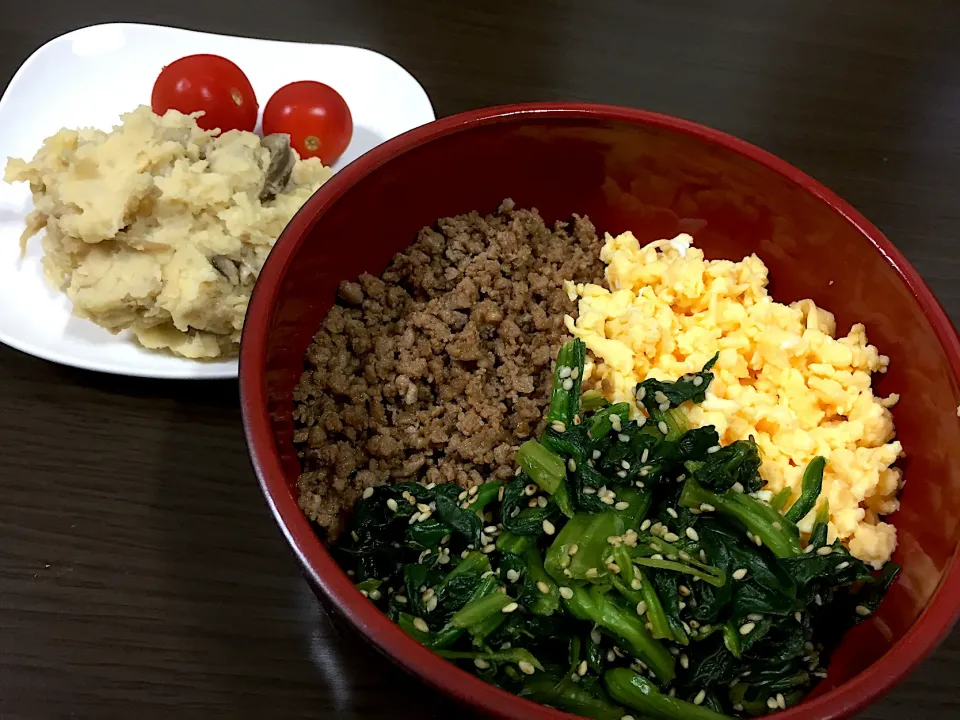 10/12 三色丼|sunrisedxさん