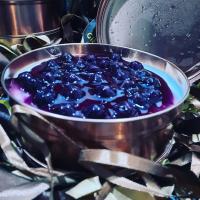 keto blueberry dream cakes