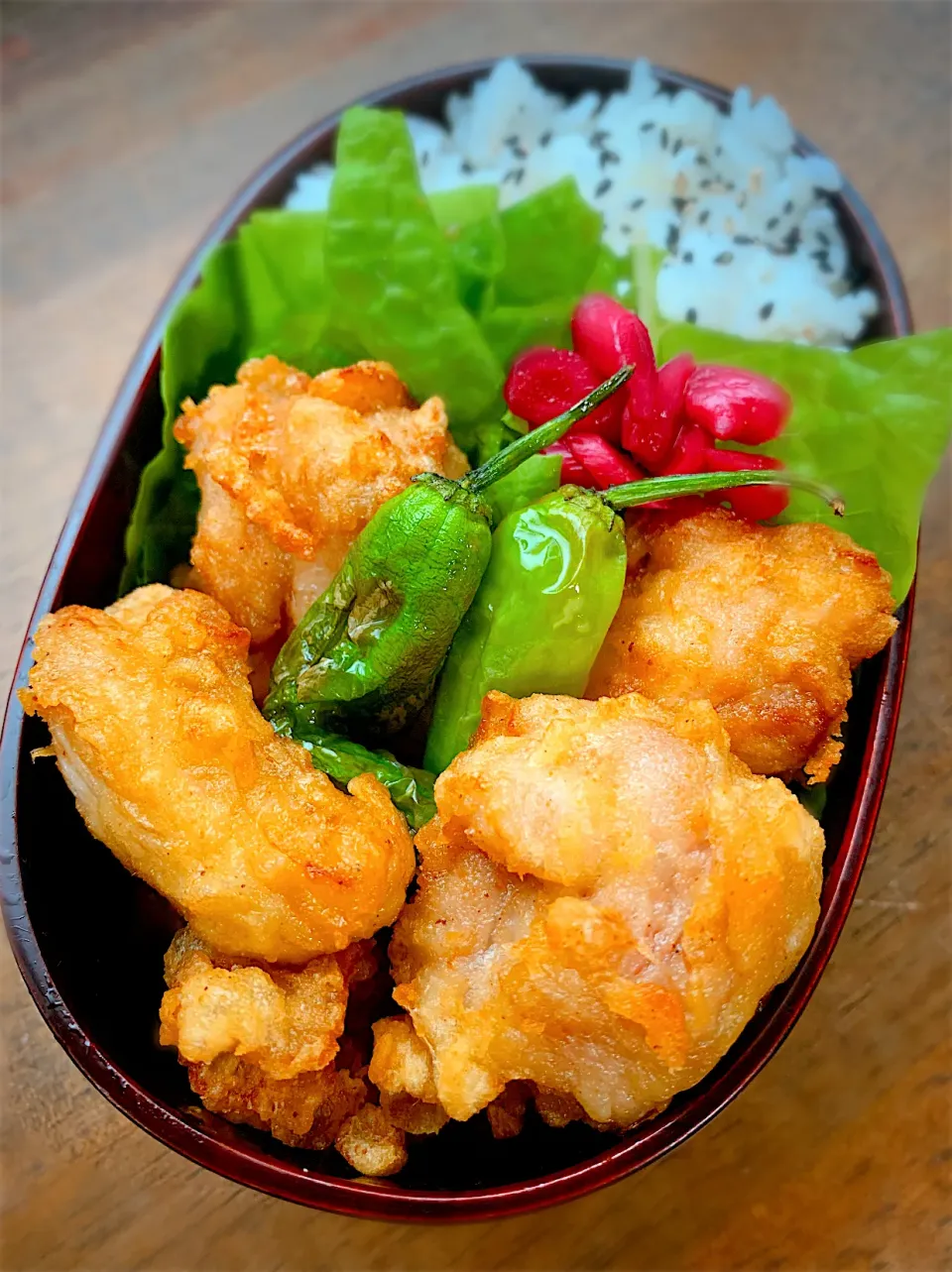 今日のお弁当・とり天|akiさん