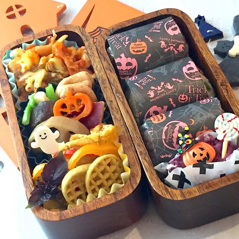 俵おにぎりハロウィン弁当|lunadropさん