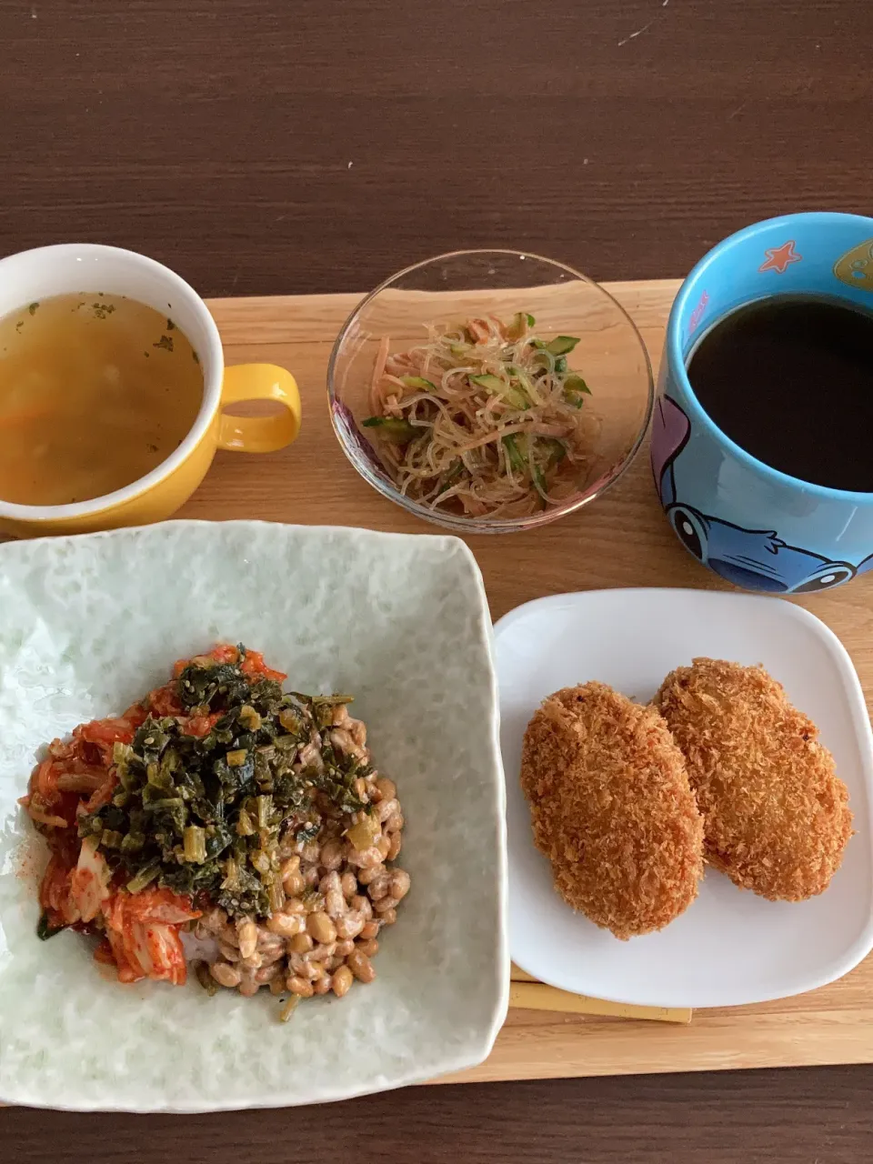 Snapdishの料理写真:納豆キムチ丼|なつこいっきママさん