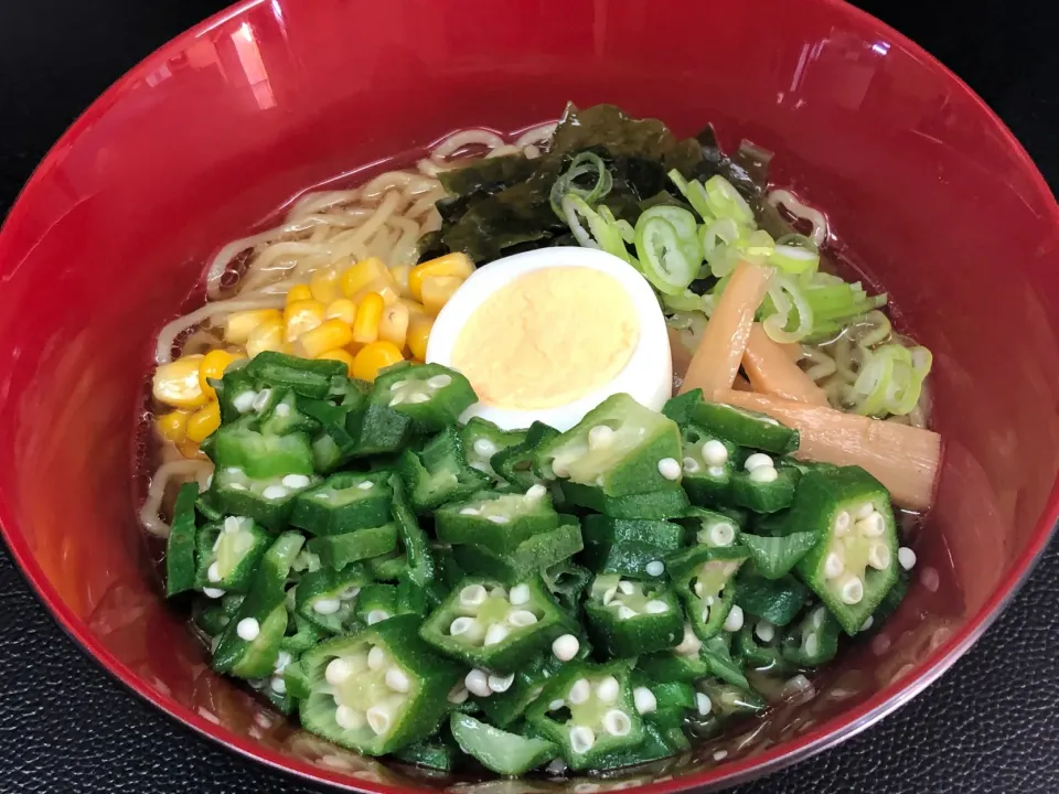 おくらラーメン|まちゃさん