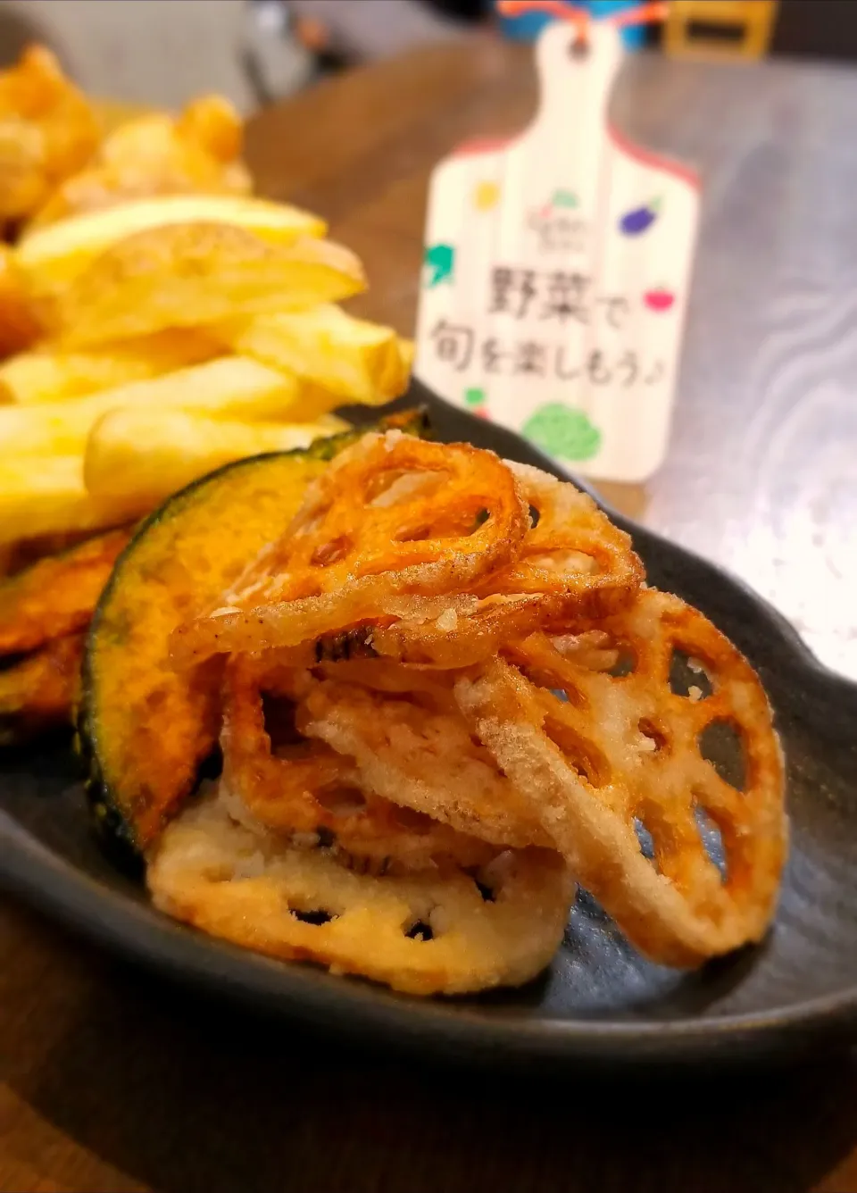 揚げるだけ。野菜チップスと唐揚げ。|ゆきこさん