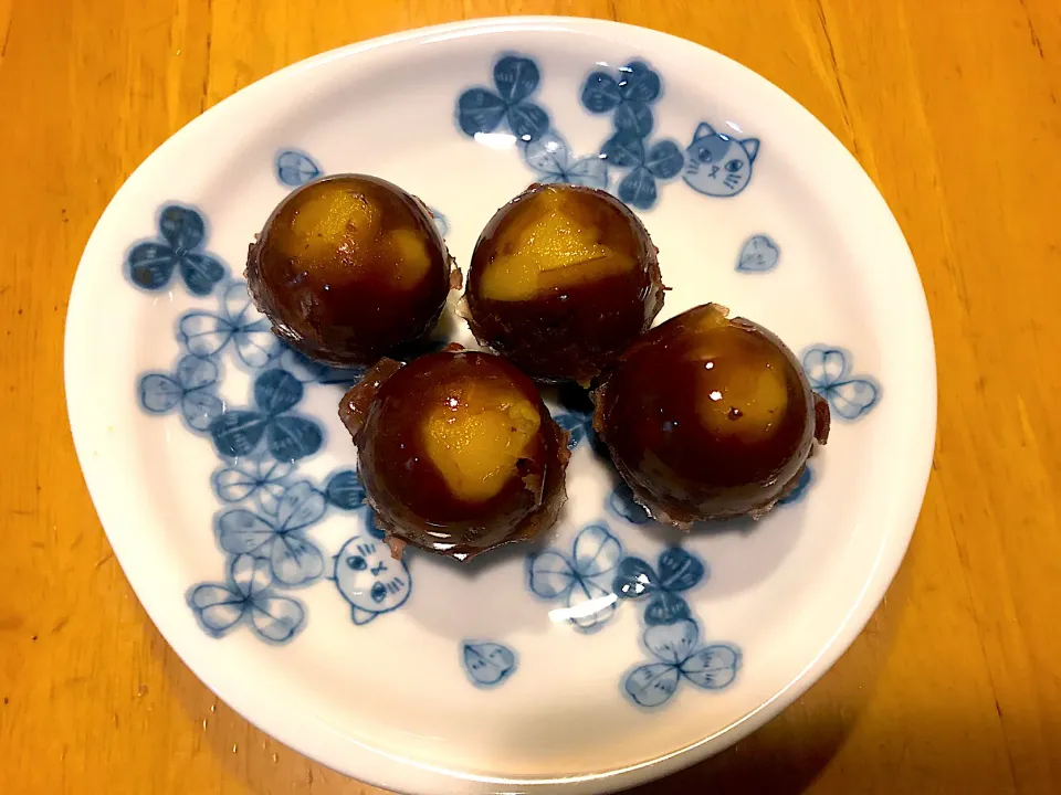 手作り栗の甘露煮で栗ようかん🌰|ゆっこっこさん