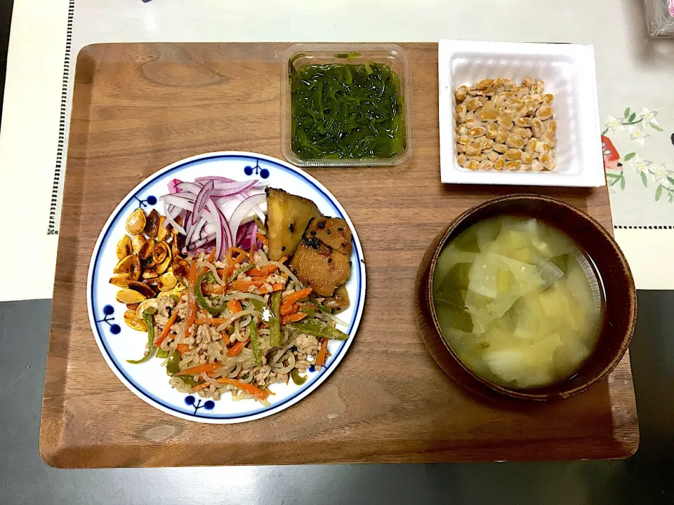 Snapdishの料理写真:チャプチェのご飯|みよさん