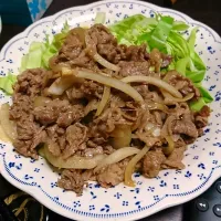 牛の切り落とし朝鮮焼き肉風炒め|真木(まさき)さん