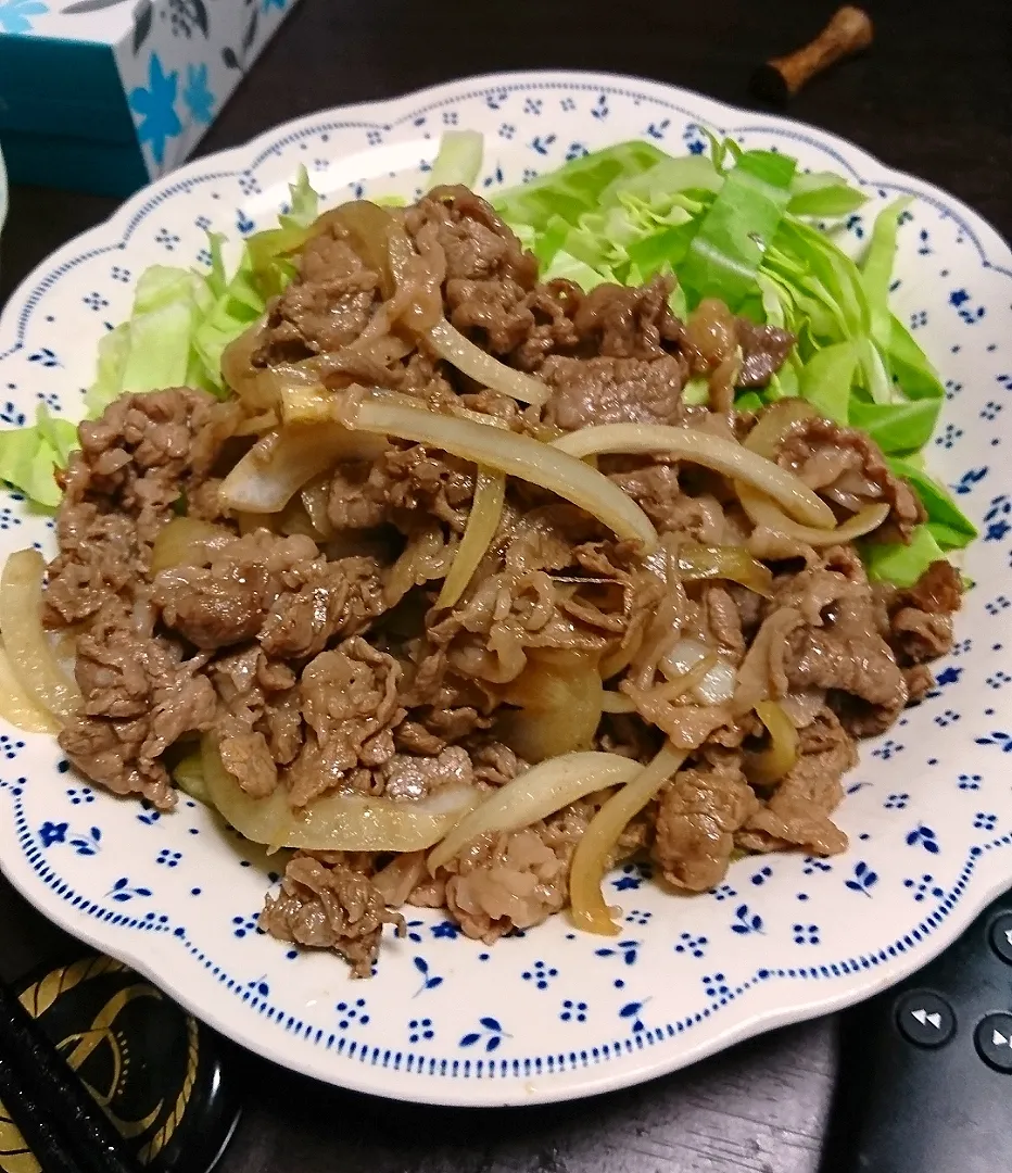 牛の切り落とし朝鮮焼き肉風炒め|真木(まさき)さん