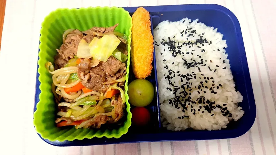 Snapdishの料理写真:野菜炒め❤️旦那さんお弁当🎵😊|かおるcitronさん