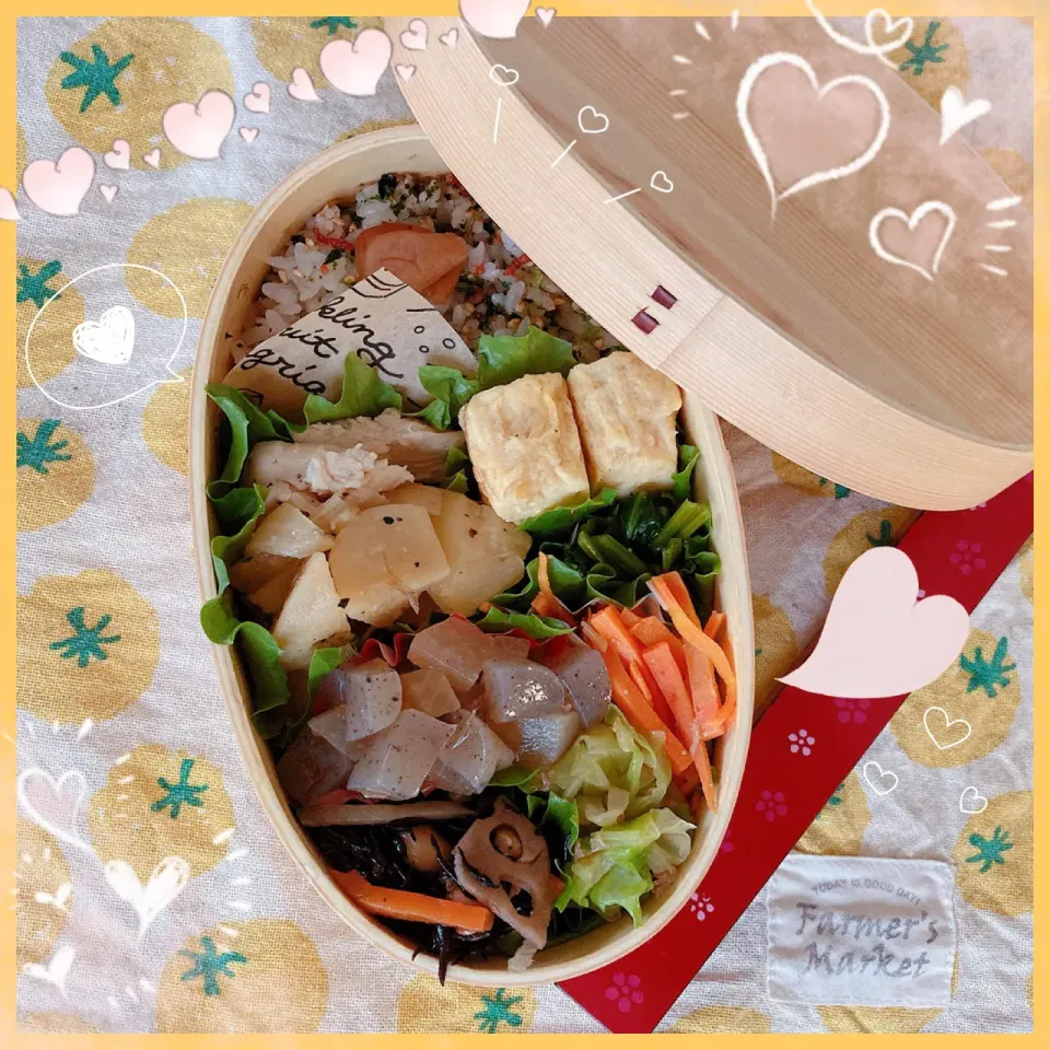 １０／２１ ｗｅｄ レンチンオリーブオイルチキン弁当🍴|rinaronarさん