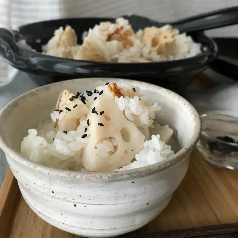 Snapdishの料理写真:蓮根飯♪|るん♪さん