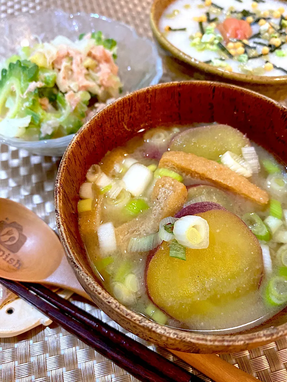 ゆかりさんの料理 サツマイモのお味噌汁|ゆかりさん